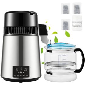 4L Water Distiller For Pure, Distilled Water. Filter Timing, Temp Display, 750W. Compact, Portable. 4L Water Distiller For Pure, Distilled Water. Filter Timing, Temp Display, 750W. Compact, Portable.